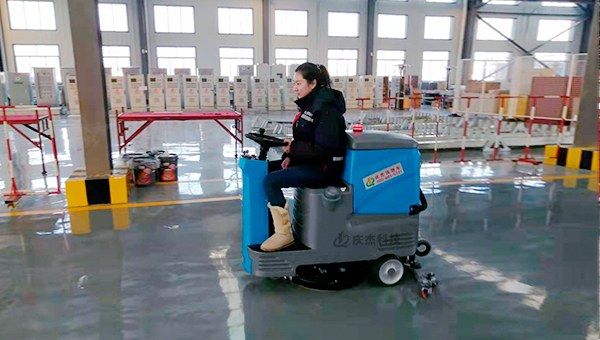 清掃車-清掃車廠家-工廠用慶杰電動洗地機